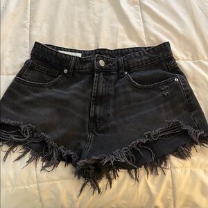 Zara Black Jean Shorts